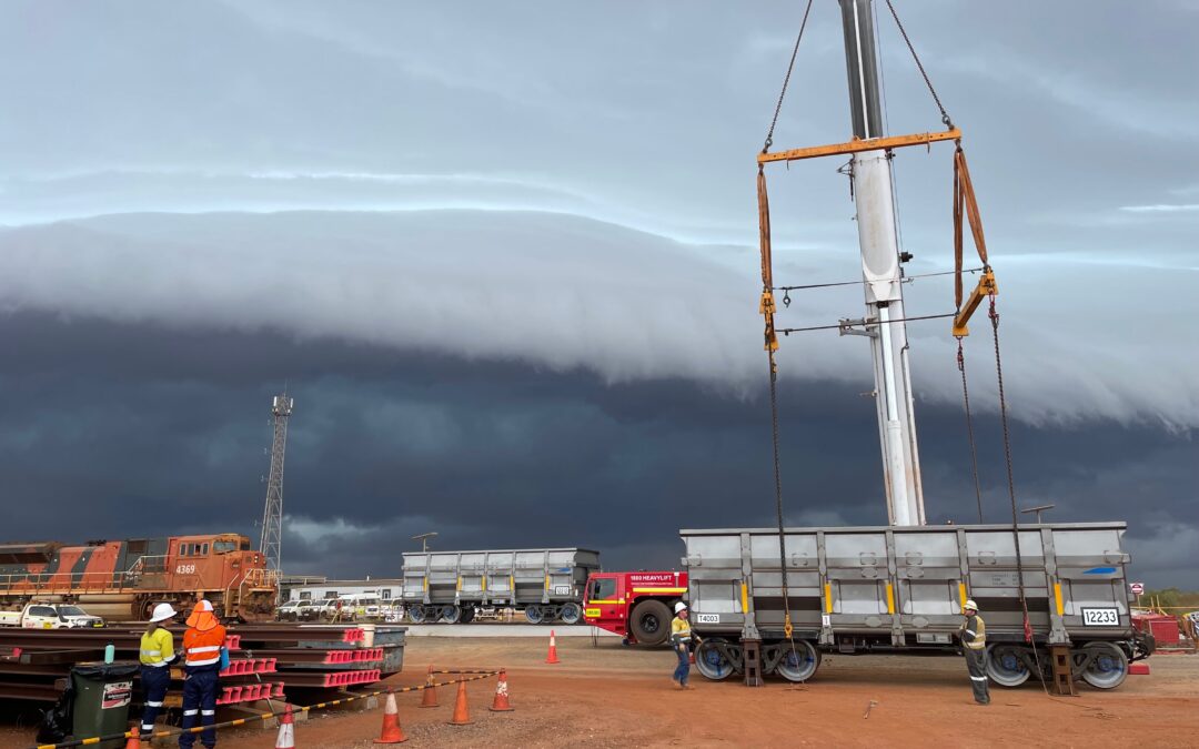 Project Kick-Off – Westlink commences transportation of 300 ore cars for Major Iron Ore Operator