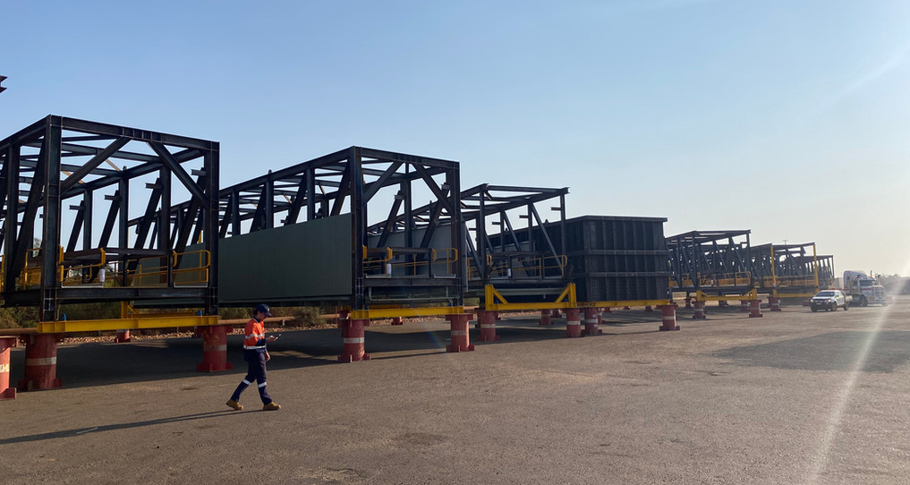 Project Completion – Westlink successfully delivers steel for critical shutdown works for Fortescue’s Christmas Creek Project